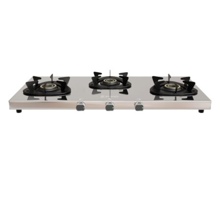 LPG Gas Stove - 3Burner (Silver)