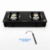 ZARP 2 Burner Glass Top Gas Stove
