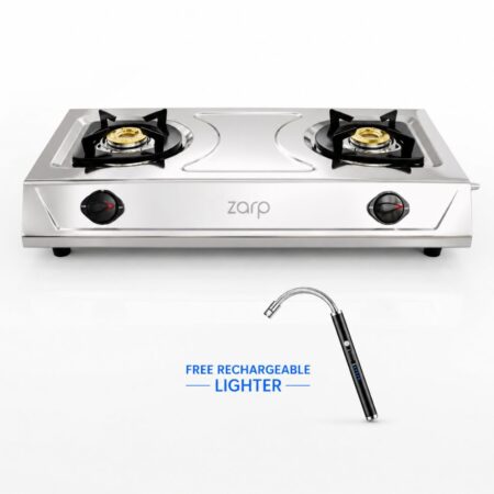 ZARP 2 Burner Stainless Steel Gas Stove