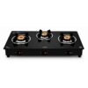 ZARP 3 Burner Glass Top Gas Stove