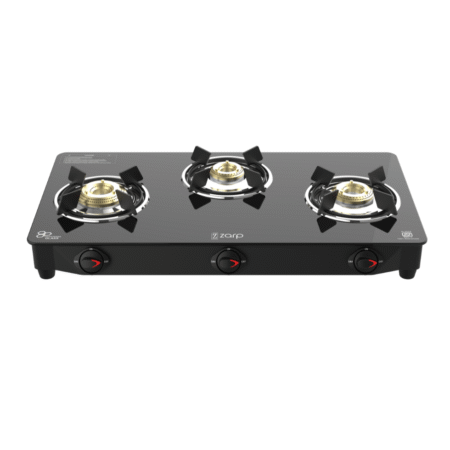 ZARP  3 Burner Glass Top Gas Stove