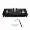 ZARP 3 Burner Glass Top Gas Stove